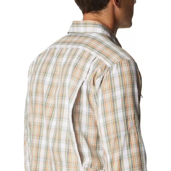 Columbia Mens Silver Ridge 20 Plaid Long Sleeve ShirtWhite Balanced Multi Plaid