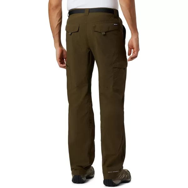 Columbia Mens Silver Ridge Cargo PantStandard Olive Green