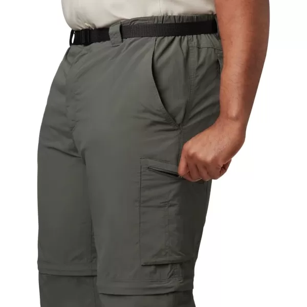 Columbia Mens Silver Ridge Convertible PantsGravel