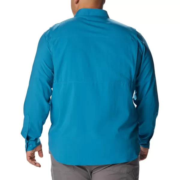 Columbia Mens Silver Ridge Lite Long Sleeve ShirtDeep Marine