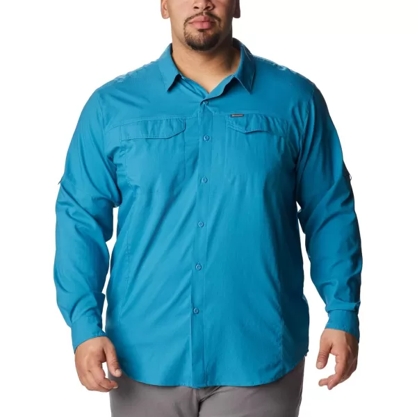 Columbia Mens Silver Ridge Lite Long Sleeve ShirtDeep Marine