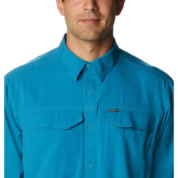 Columbia Mens Silver Ridge Lite Long Sleeve ShirtDeep Marine