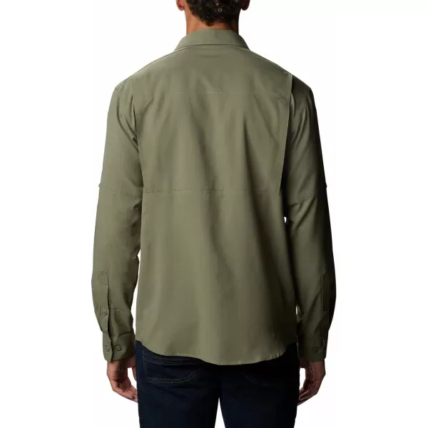 Columbia Mens Silver Ridge Lite Long Sleeve ShirtStone Green