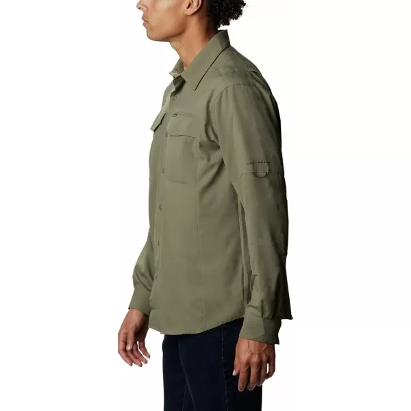 Columbia Mens Silver Ridge Lite Long Sleeve ShirtStone Green