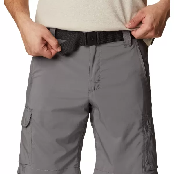 Columbia Mens Silver Ridge Utility Cargo ShortCity Grey