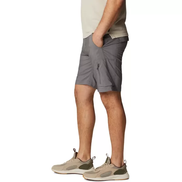 Columbia Mens Silver Ridge Utility Cargo ShortCity Grey