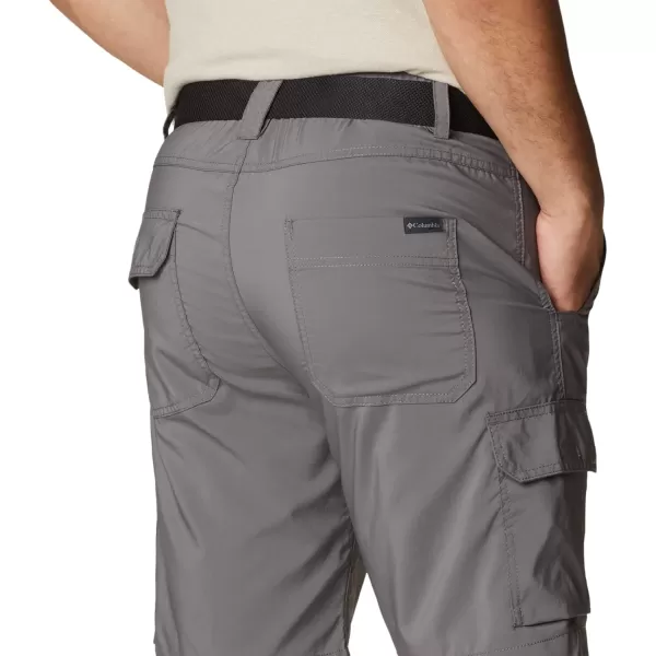 Columbia Mens Silver Ridge Utility Cargo ShortCity Grey