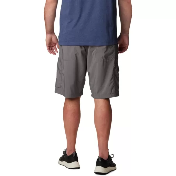 Columbia Mens Silver Ridge Utility Cargo ShortCity Grey