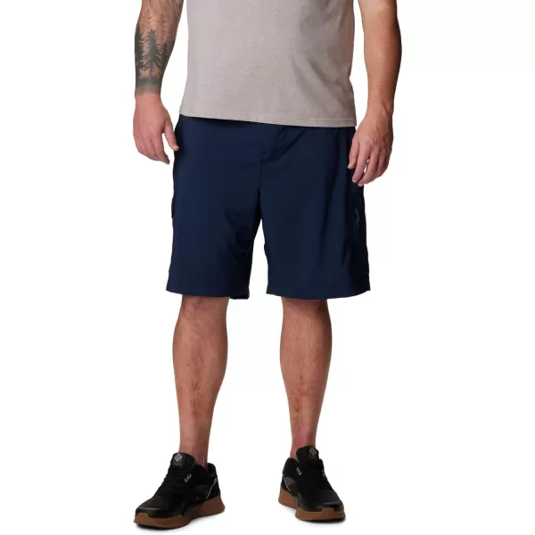 Columbia Mens Silver Ridge Utility Cargo ShortCollegiate Navy