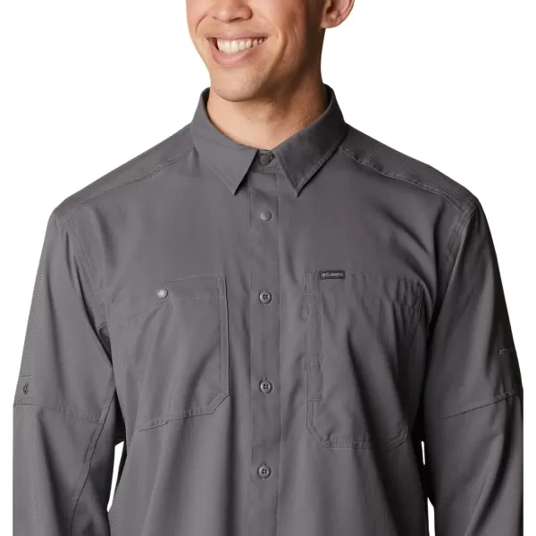 Columbia Mens Silver Ridge Utility Lite Long SleeveCity Grey