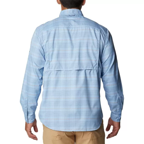 Columbia Mens Silver Ridge Utility Lite Plaid Long SleeveJet Stream Trail Crossing Plaid