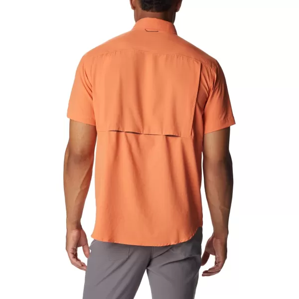 Columbia Mens Silver Ridge Utility Lite Short SleeveDesert Orange