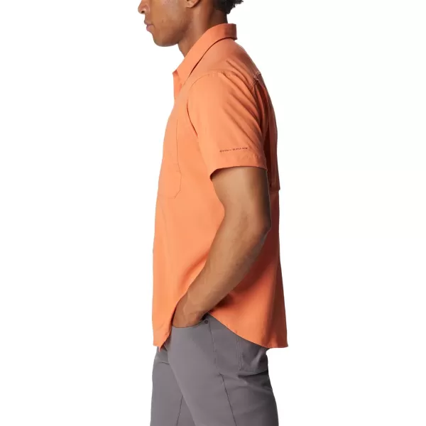 Columbia Mens Silver Ridge Utility Lite Short SleeveDesert Orange