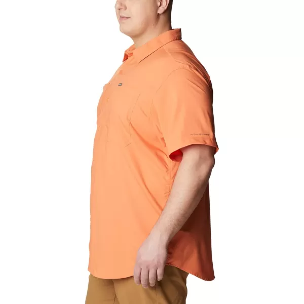 Columbia Mens Silver Ridge Utility Lite Short SleeveDesert Orange