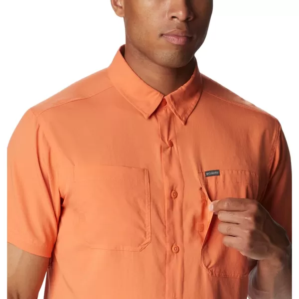 Columbia Mens Silver Ridge Utility Lite Short SleeveDesert Orange