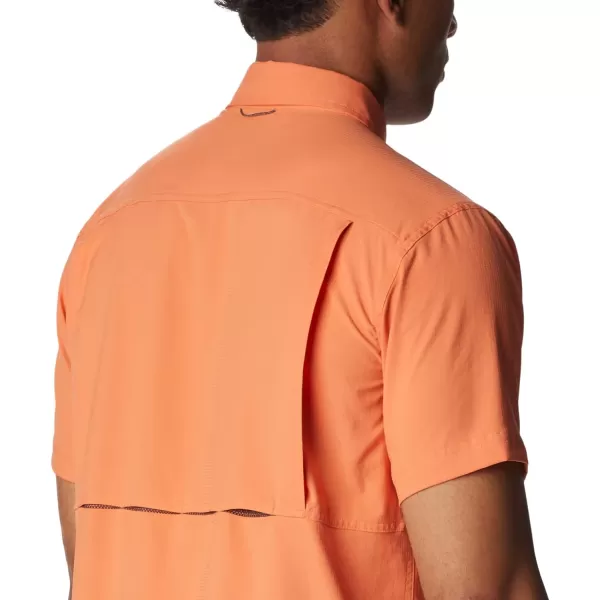 Columbia Mens Silver Ridge Utility Lite Short SleeveDesert Orange