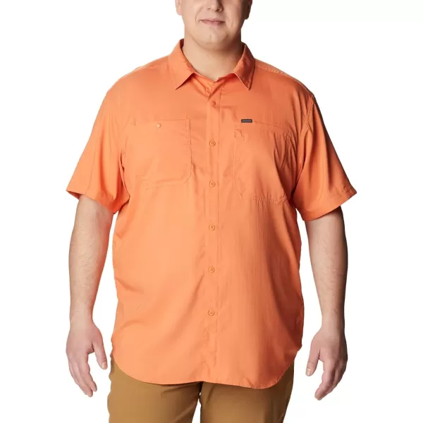 Columbia Mens Silver Ridge Utility Lite Short SleeveDesert Orange