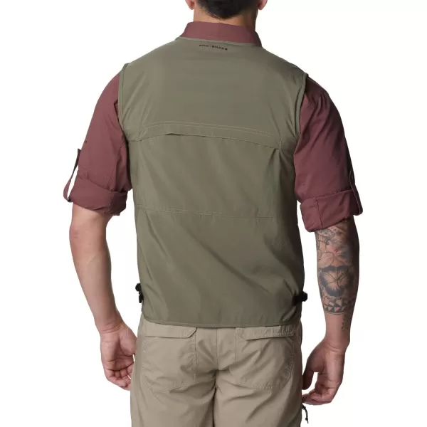 Columbia Mens Silver Ridge Utility VestStone Green