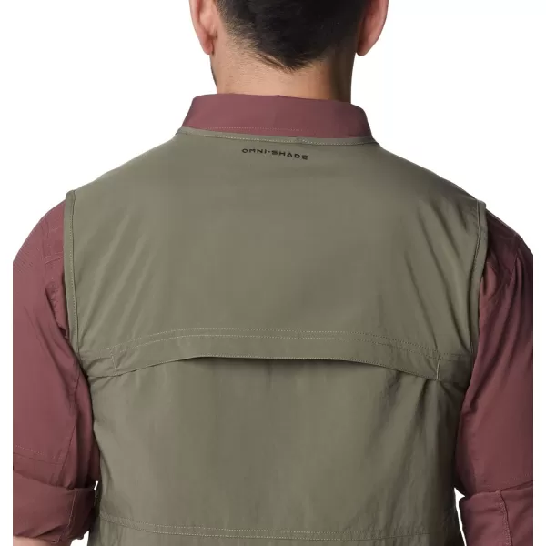 Columbia Mens Silver Ridge Utility VestStone Green