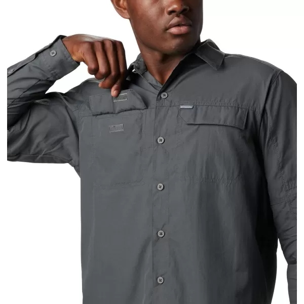 Columbia Mens Silver Ridge20 Long Sleeve ShirtGrill