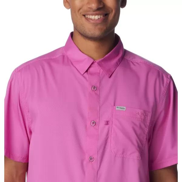 Columbia Mens Slack Tide Camp ShirtBright Lavender