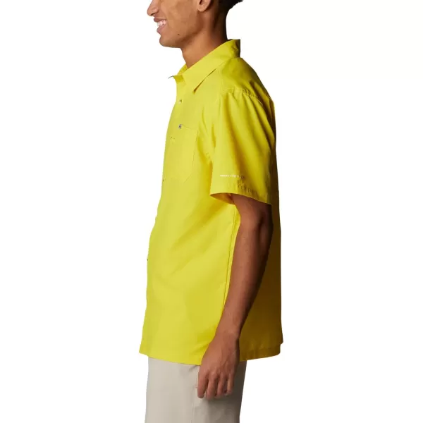 Columbia Mens Slack Tide Camp ShirtLaser Lemon