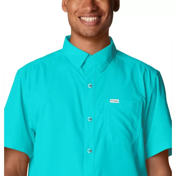 Columbia Mens Slack Tide Camp ShirtOcean Teal