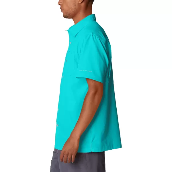 Columbia Mens Slack Tide Camp ShirtOcean Teal