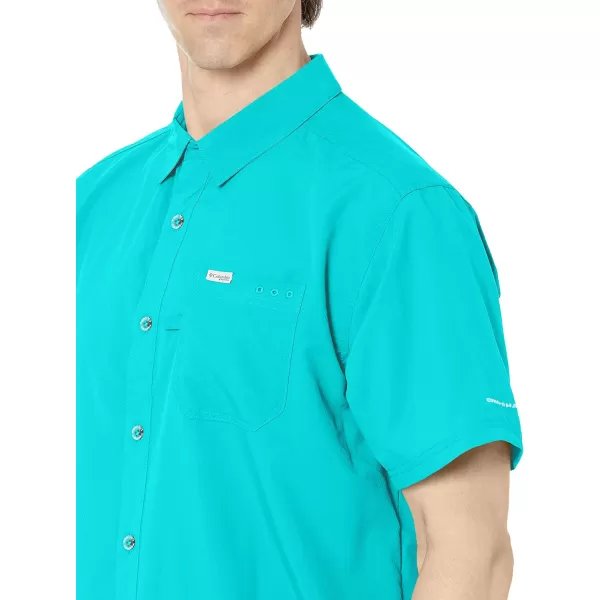 Columbia Mens Slack Tide Camp ShirtOcean Teal