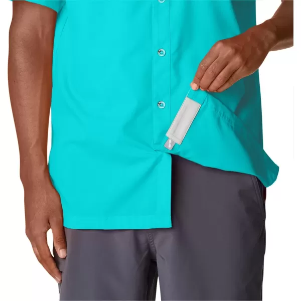 Columbia Mens Slack Tide Camp ShirtOcean Teal