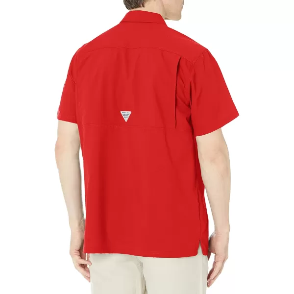 Columbia Mens Slack Tide Camp ShirtRed Spark