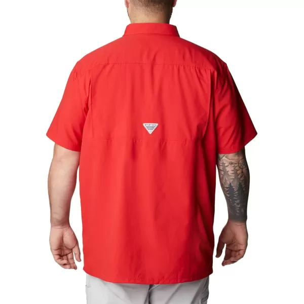 Columbia Mens Slack Tide Camp ShirtRed Spark