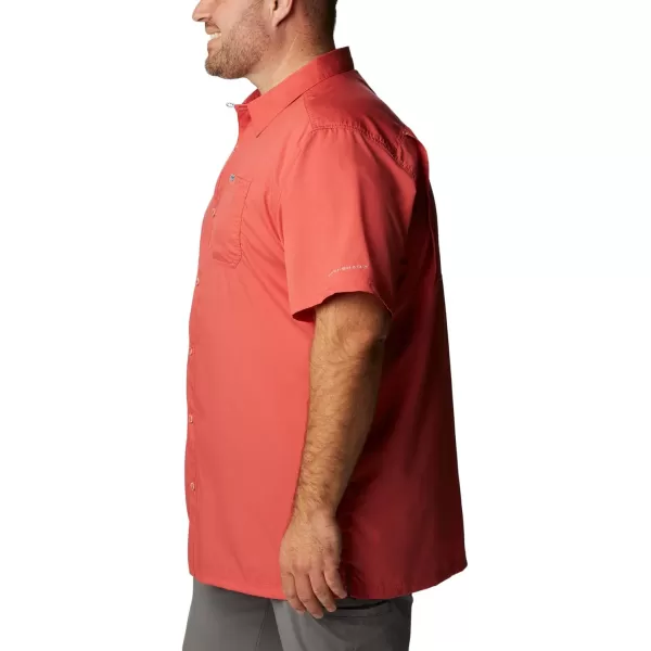 Columbia Mens Slack Tide Camp ShirtSunset Red