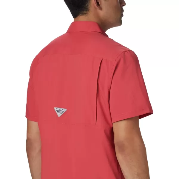 Columbia Mens Slack Tide Camp ShirtSunset Red