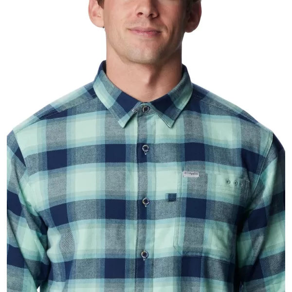 Columbia Mens Slack Tide Flannel Long SleeveGreen