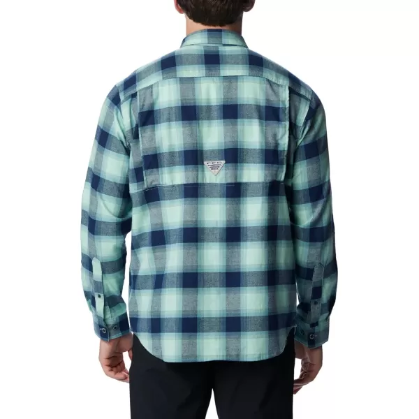 Columbia Mens Slack Tide Flannel Long SleeveGreen