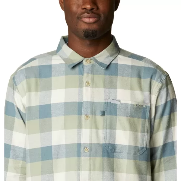 Columbia Mens Slack Tide Flannel Long SleeveSafari Multi Check