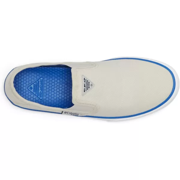 Columbia Mens Slack Tide Slip PFG Boat ShoeCloud GreyVivid Blue