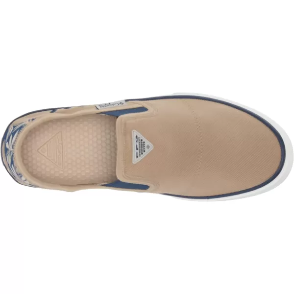 Columbia Mens Slack Tide Slip PFG Boat ShoeOxford TanCarbon