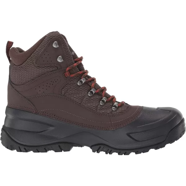 Columbia Mens Snowcross Mid Snow BootCordovanDark Adobe