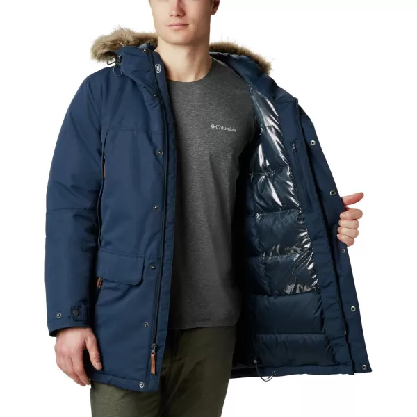 Columbia Mens South Canyon Long Down Parka Waterproof amp BreathableCollegiate Navy