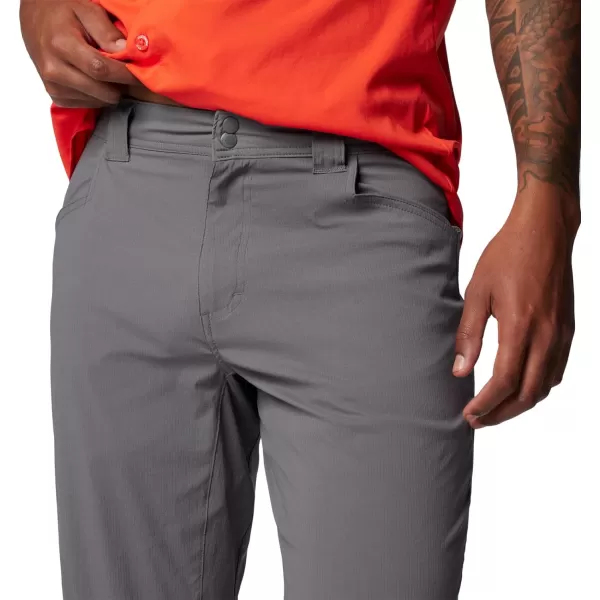 Columbia Mens Standard Blood and Guts Stretch PantCity Grey