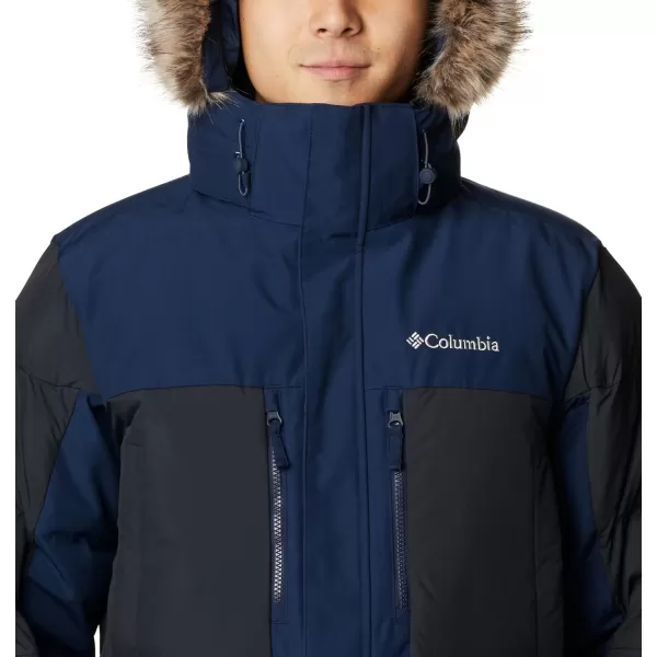 Columbia Mens Standard Marquam Peak Fusion ParkaCollegiate NavyBlack