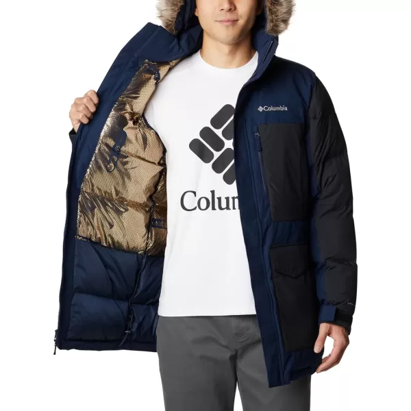 Columbia Mens Standard Marquam Peak Fusion ParkaCollegiate NavyBlack