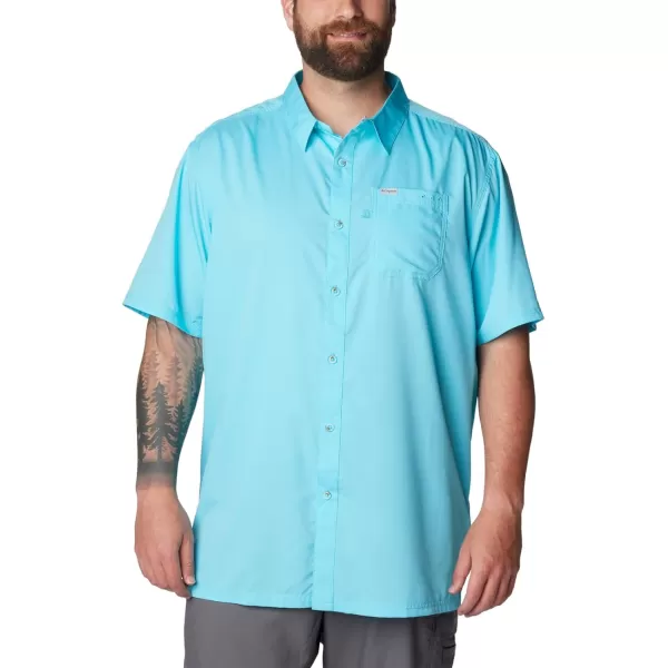 Columbia Mens Standard Slack Tide Camp ShirtOpal Blue