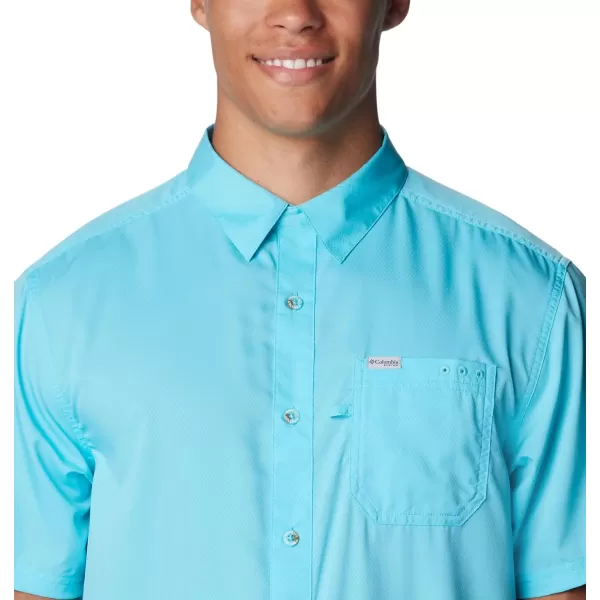 Columbia Mens Standard Slack Tide Camp ShirtOpal Blue