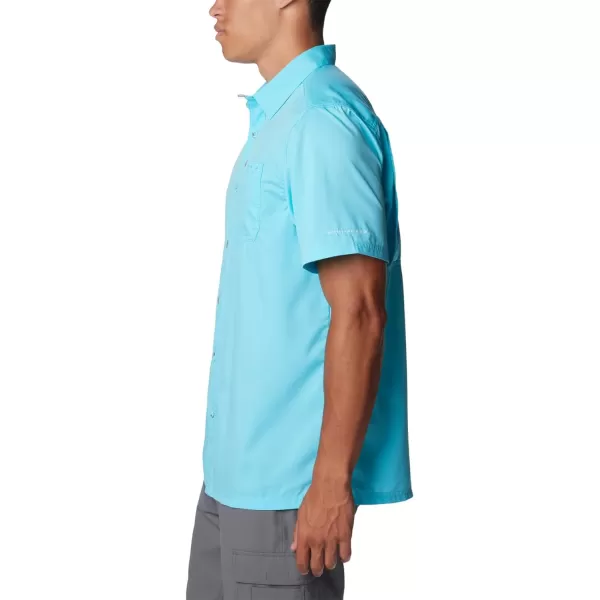 Columbia Mens Standard Slack Tide Camp ShirtOpal Blue