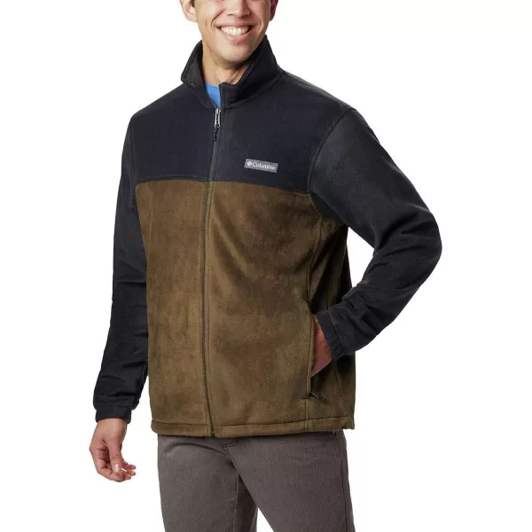 Columbia Mens Steens Mountain 20 Full Zip Fleece JacketBlack  Olive Green