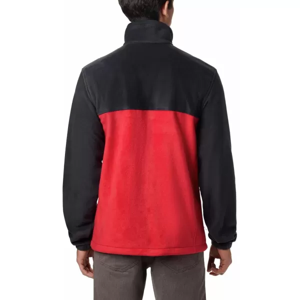 Columbia Mens Steens Mountain 20 Full Zip Fleece JacketBlackMountain Red