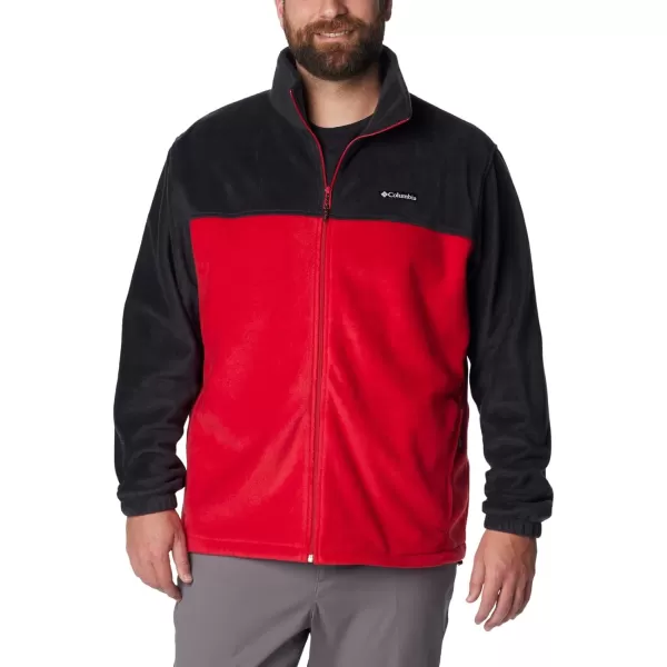 Columbia Mens Steens Mountain 20 Full Zip Fleece JacketBlackMountain Red